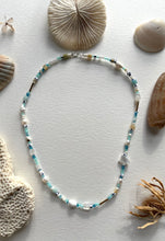 Load image into Gallery viewer, Blue beaded layer necklace 2