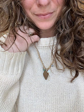 Load image into Gallery viewer, Copper Leaf Charm Necklace