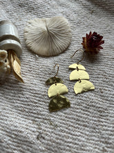 Load image into Gallery viewer, Brass Stacks Earrings