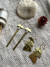 Load image into Gallery viewer, Brass Tower Earrings