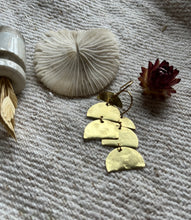 Load image into Gallery viewer, Brass Stacks Earrings