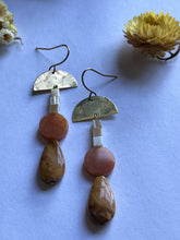 Load image into Gallery viewer, Fall Sunset Beaded Earrings