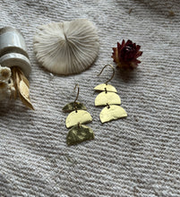 Load image into Gallery viewer, Brass Stacks Earrings