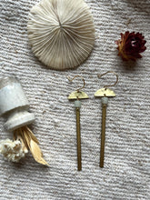 Load image into Gallery viewer, Brass Tower Earrings