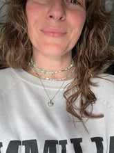 Load image into Gallery viewer, Blue beaded layer necklace 2