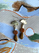 Load image into Gallery viewer, Fall Sunset Beaded Earrings