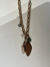 Load image into Gallery viewer, Copper Leaf Charm Necklace