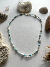 Load image into Gallery viewer, Blue beaded layer necklace 2