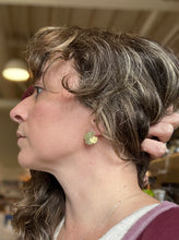 Load image into Gallery viewer, Brass Origami Flower Studs Preorder