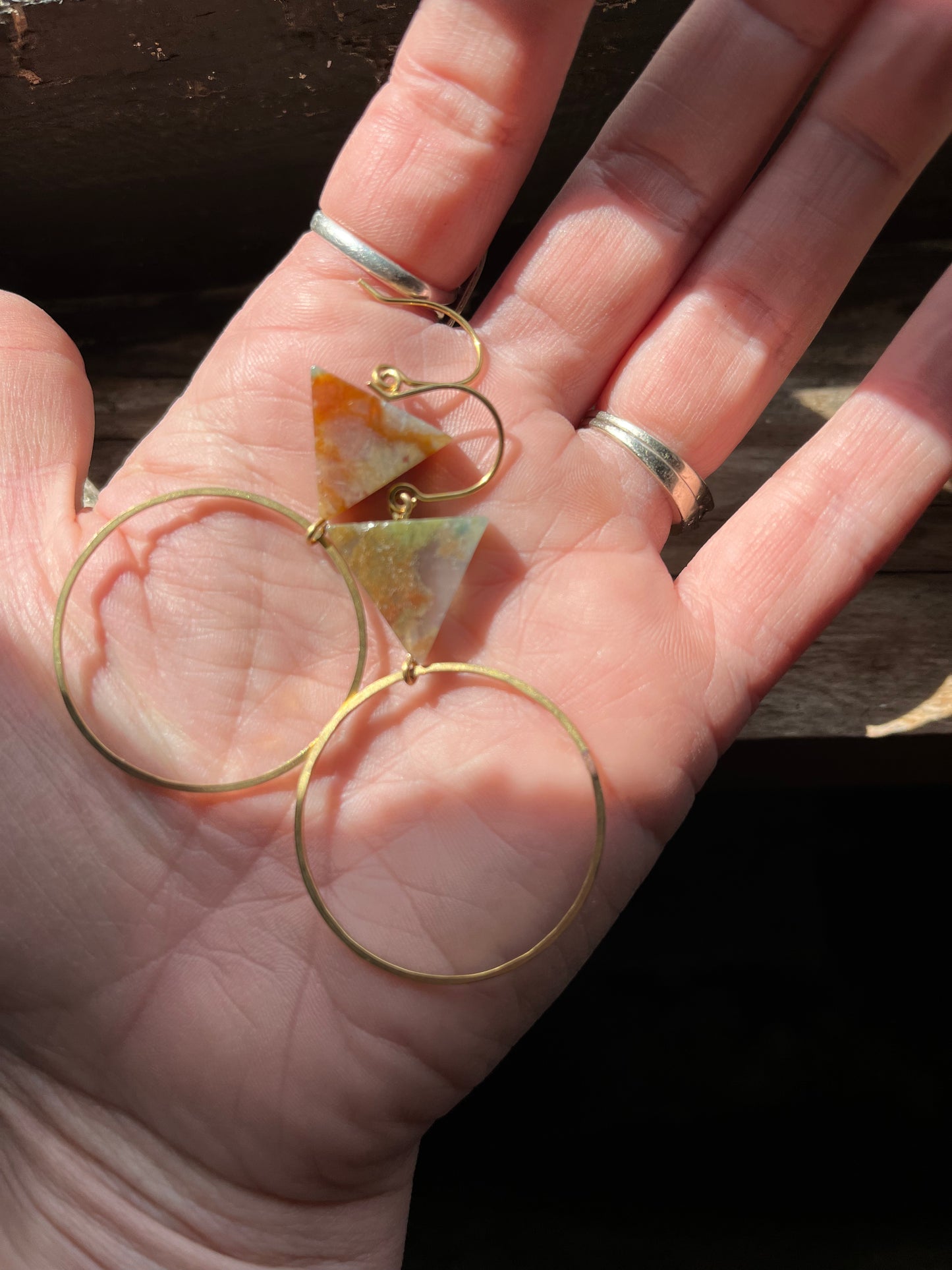 Awakening Earrings in Fancy Jasper