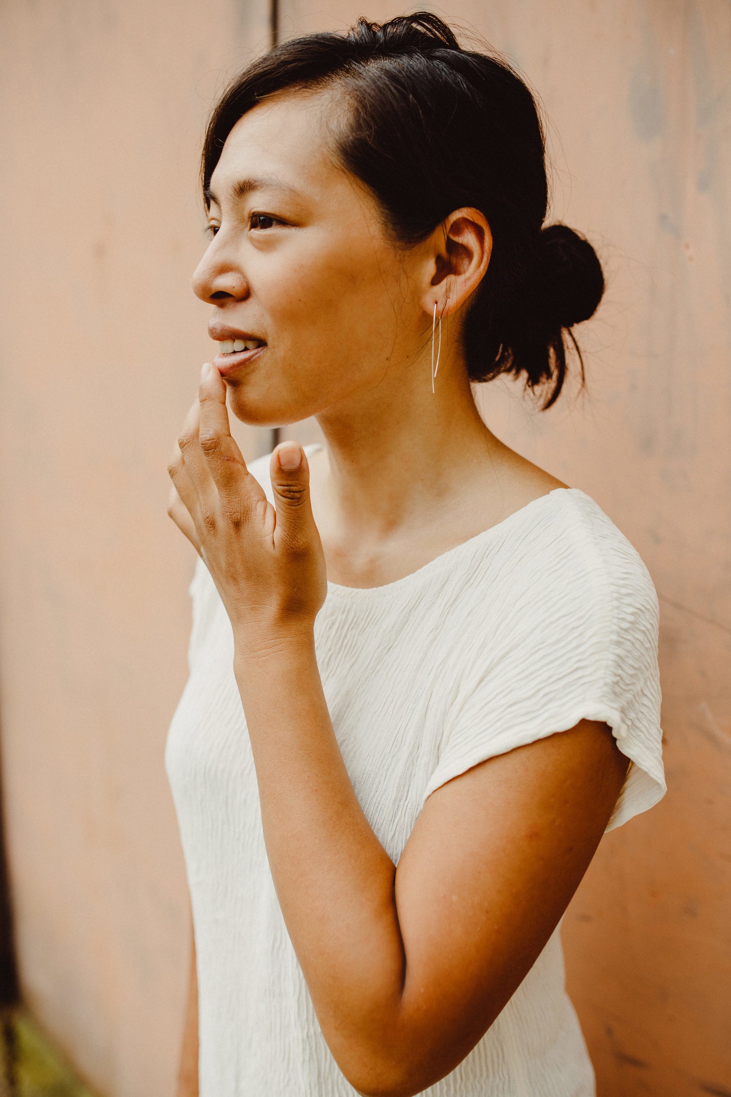 Brass Threader Earrings