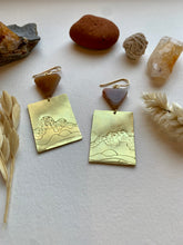 Load image into Gallery viewer, Reserved for Aimee Rectangle Mesa Earrings