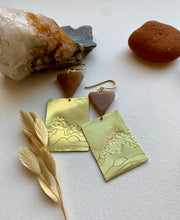 Load image into Gallery viewer, Reserved for Aimee Rectangle Mesa Earrings