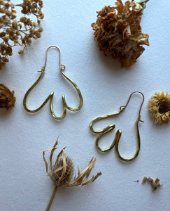 Bloom hoop earrings