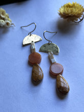 Load image into Gallery viewer, Fall Sunset Beaded Earrings