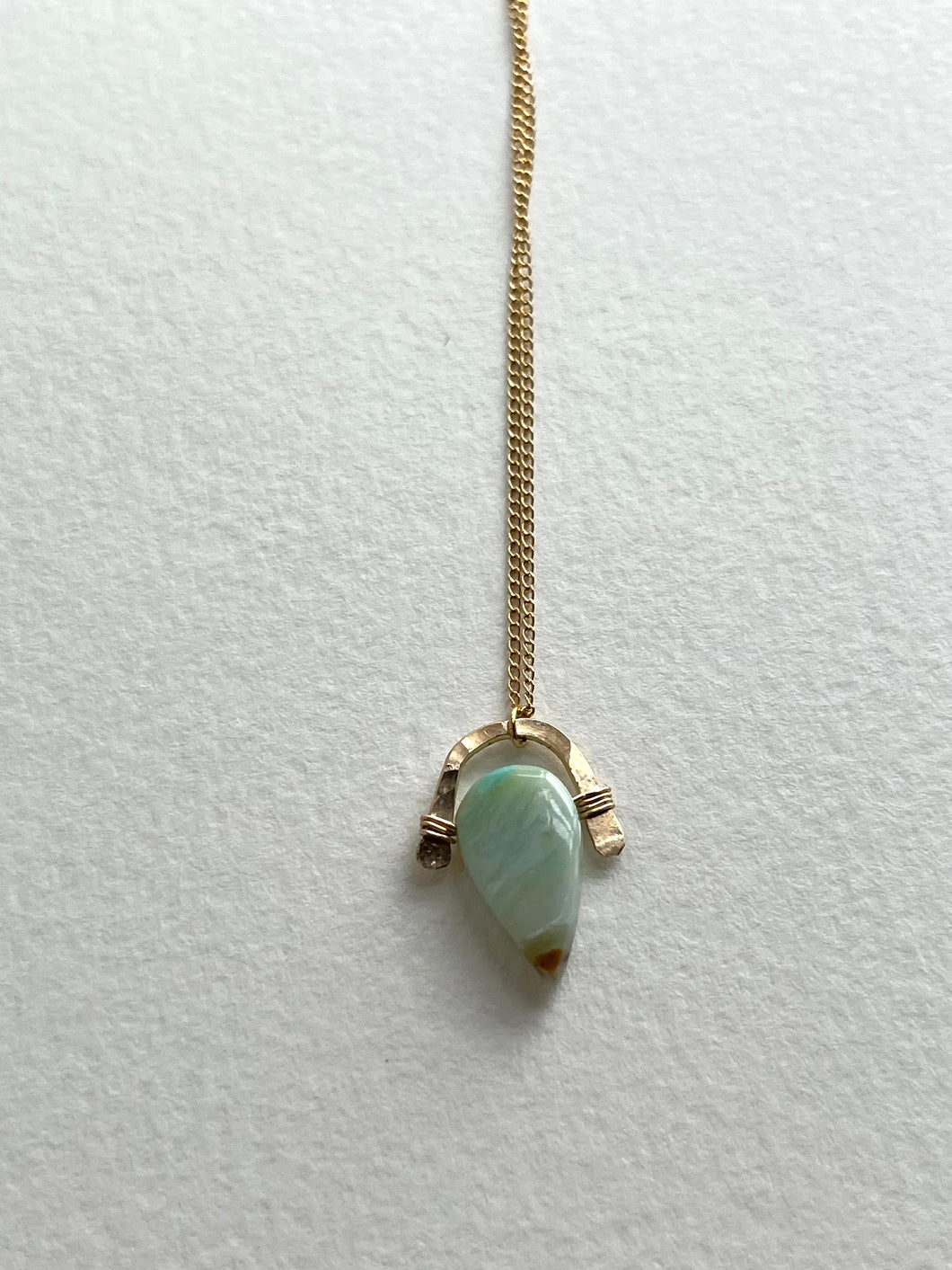 Blue Opal Mermaid Necklace 2