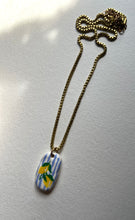 Load image into Gallery viewer, Lemon hand-painted Dolce Vita clay pendant necklace