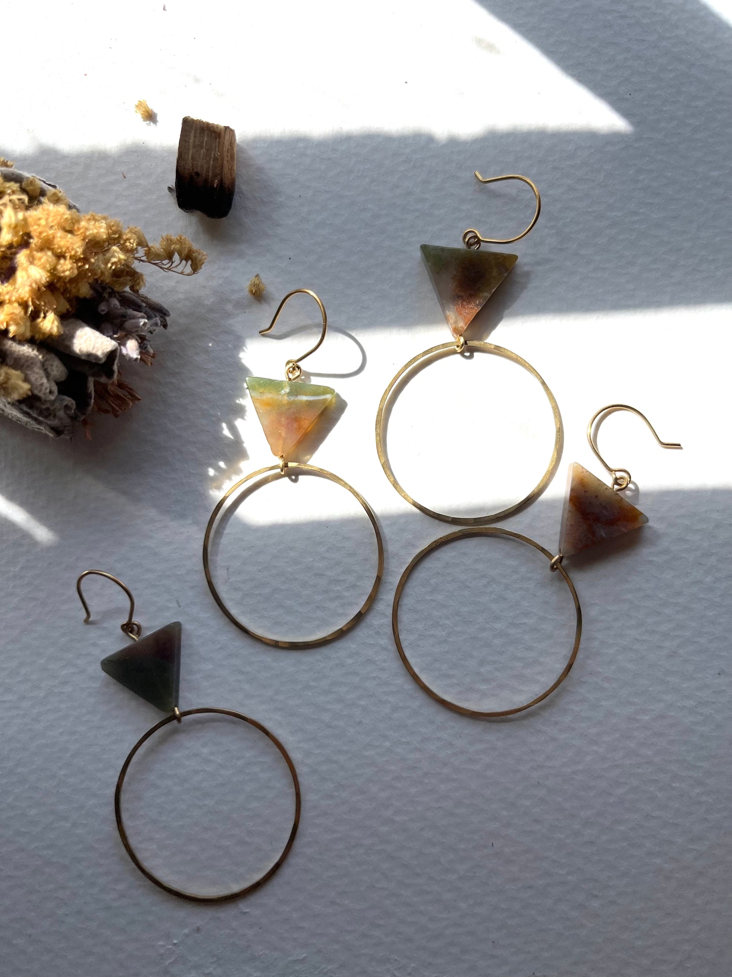 Awakening Earrings in Fancy Jasper