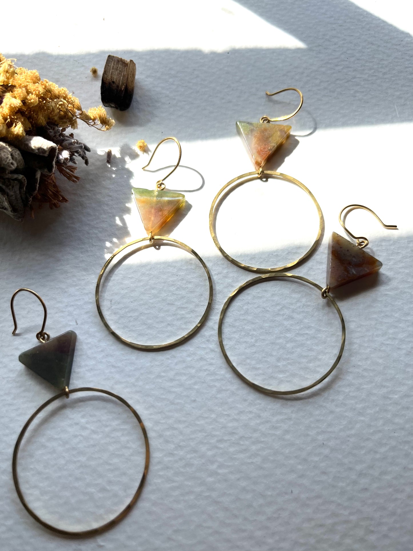 Awakening Earrings in Fancy Jasper