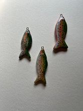 Load image into Gallery viewer, Hand-painted Trout Fish Charm