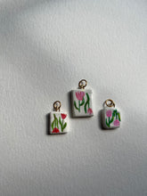Load image into Gallery viewer, Tulip hand-painted charms