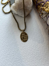Load image into Gallery viewer, Progress Mantra Necklace