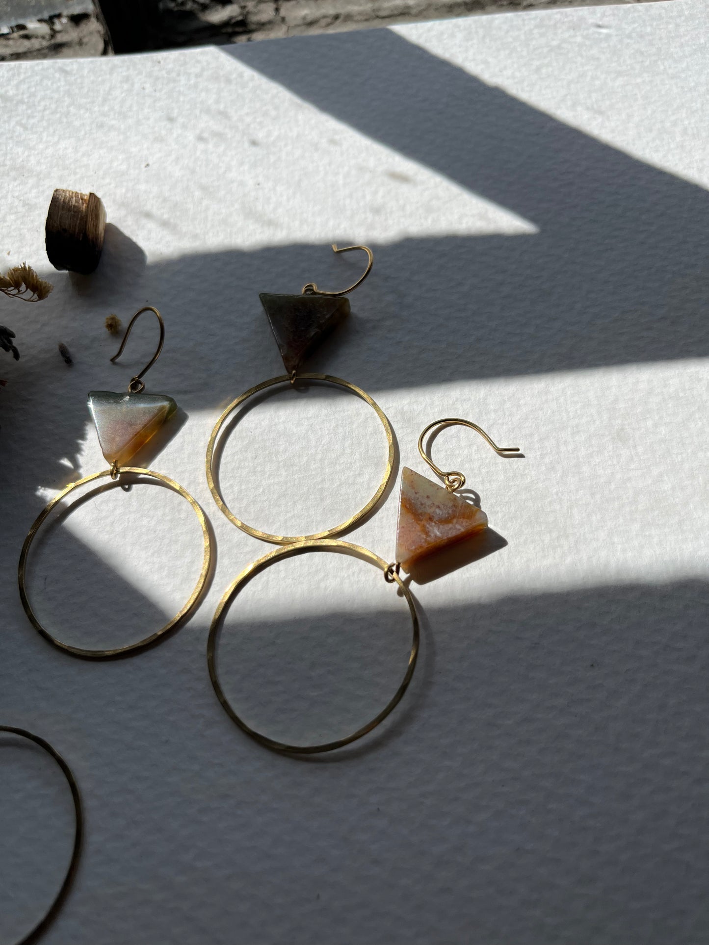 Awakening Earrings in Fancy Jasper