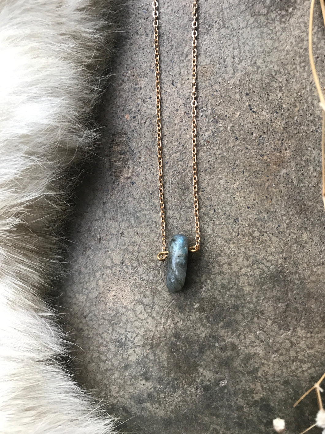 Labradorite Choker Necklace