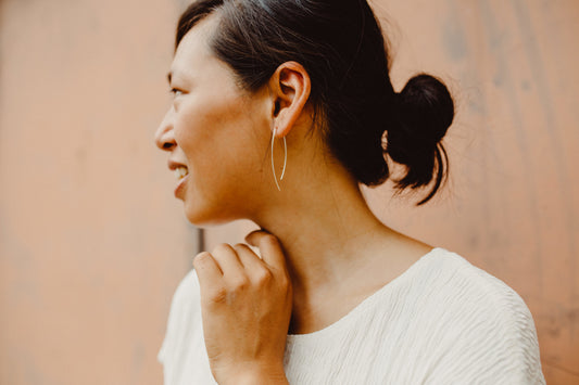 Brass Threader Earrings