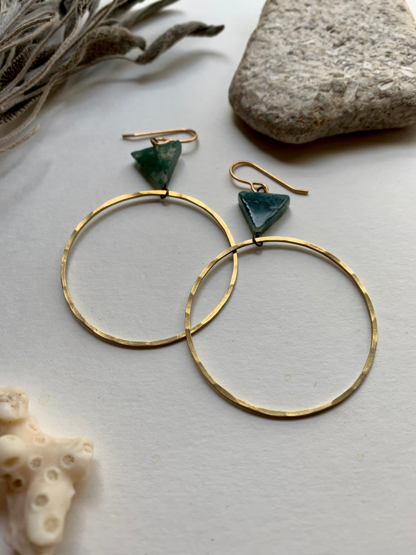 Awakening Earrings in Green