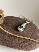 Load image into Gallery viewer, Everyday Sterling Silver Necklace with turquoise pendant
