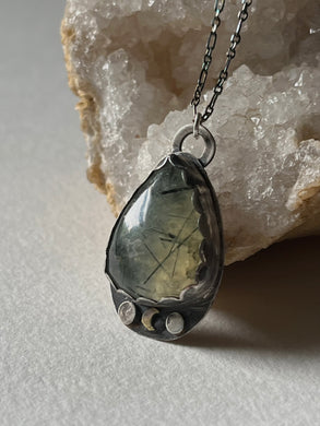 Handcrafted Sterling Silver Moon Phase Pendant
