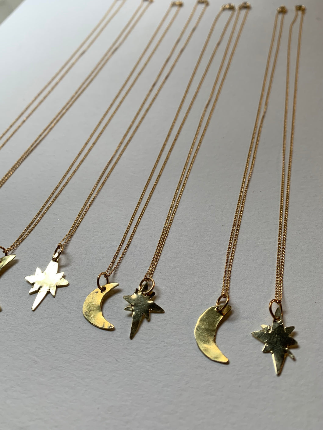 Moon and Stars Best Friend Necklace sets