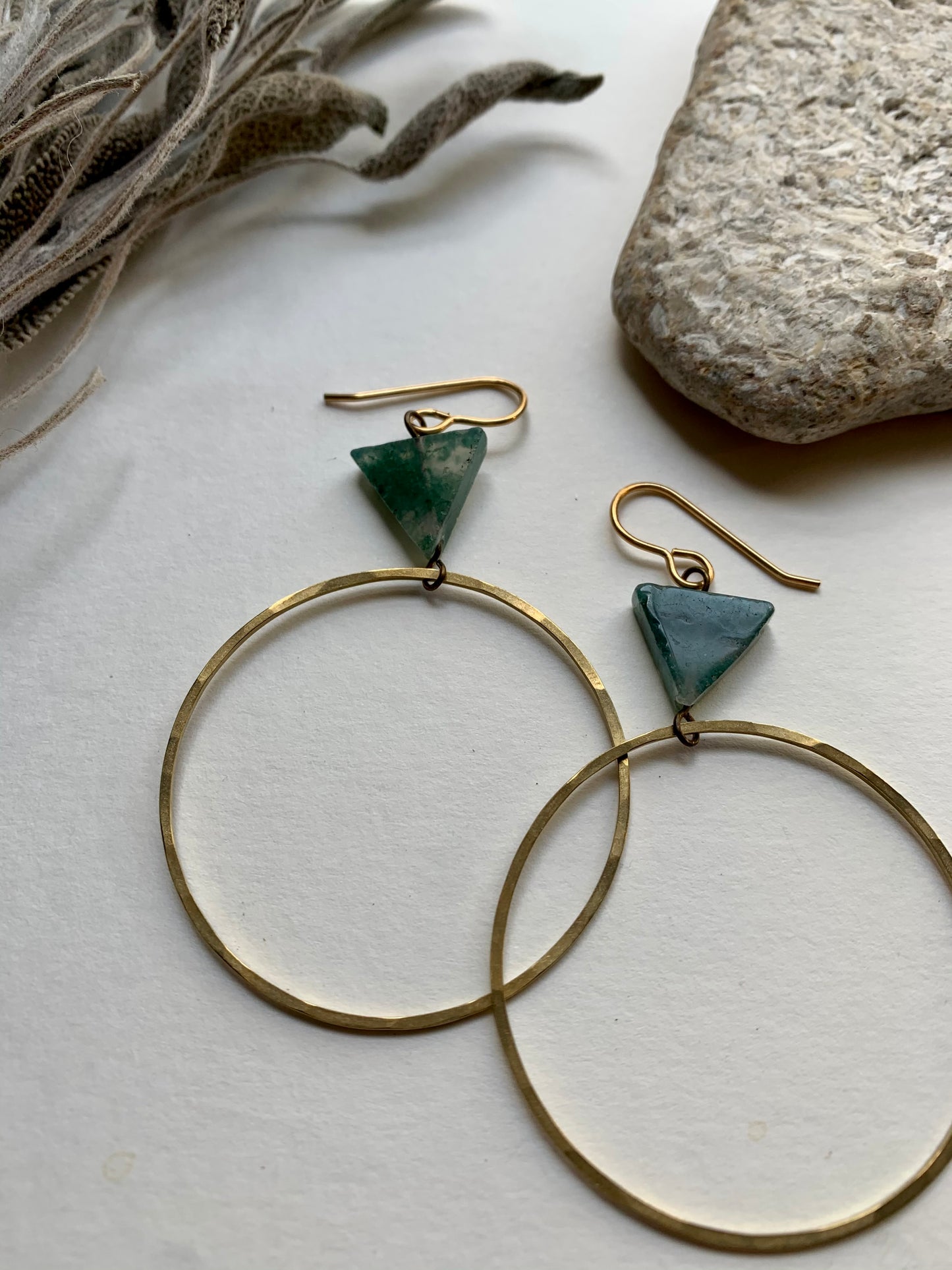 Awakening Earrings in Green
