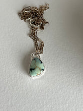 Load image into Gallery viewer, Everyday Sterling Silver Necklace with Prince turquoise pendant